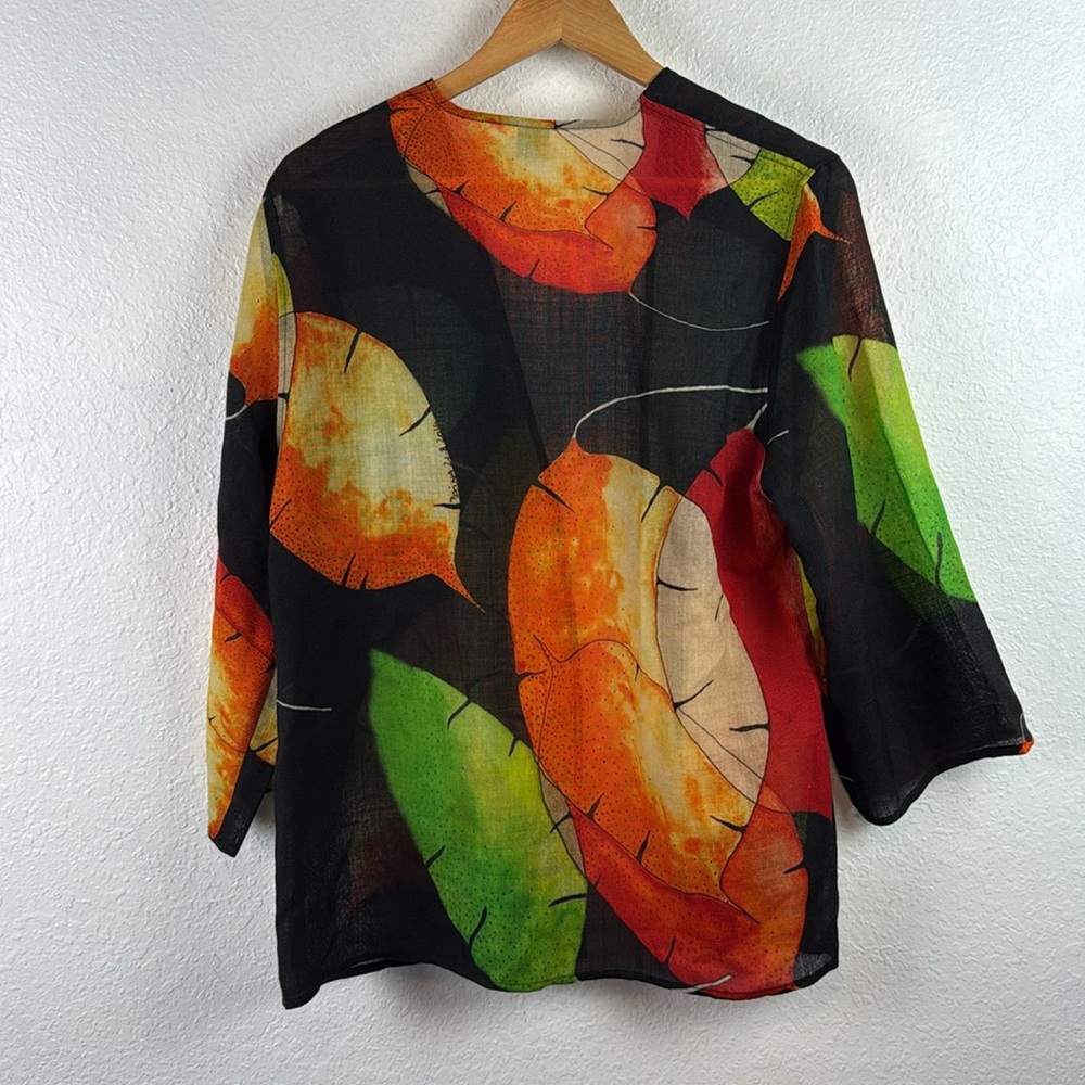 TAO House Wool Open Cardigan Drape Oversize Artsy Art To Wear Top small/medium - Picture 6 of 6
